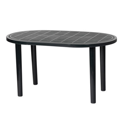 Resol Gala 4 Seater Garden Dining Table - Grey