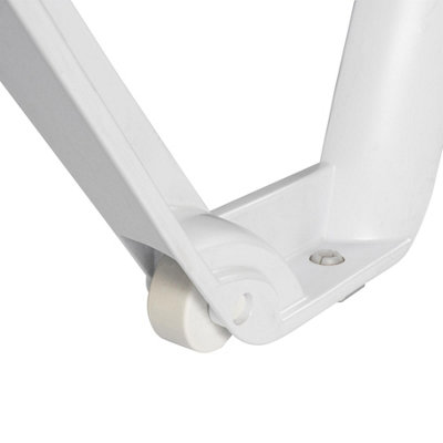 Resol - Marina 4 Position Canvas Sun Lounger - White/Denim - 4