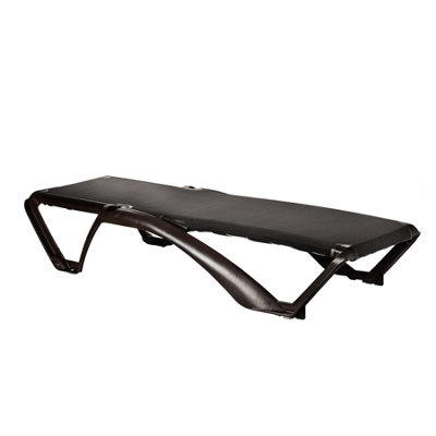 Resol - Marina 4 Position Canvas Sun Loungers - Chocolate/Chocolate - Pack of 2 - 4