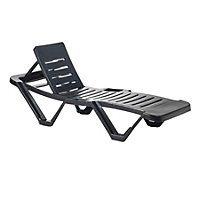 Resol - Master 5 Position Sun Loungers - Green - Pack of 4