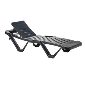 Resol - Master 5 Position Sun Loungers - Grey - Pack of 20