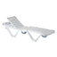 Resol - Master Sun Lounger & Side Table Set - White