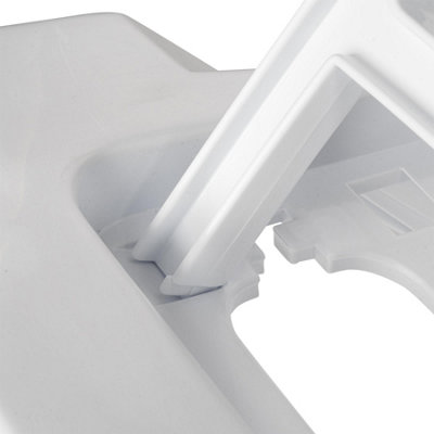 Resol - Master Sun Lounger & Side Table Set - White - 7