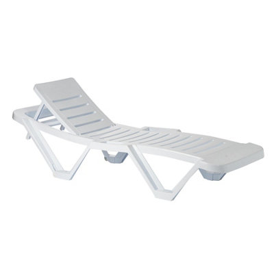 Resol Master Sun Lounger - White