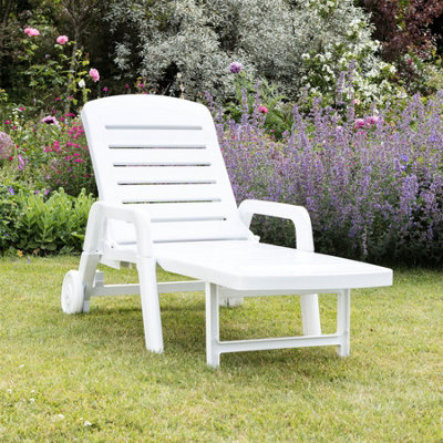 Resol - Palamos 3 Position Sun Lounger - White - 4