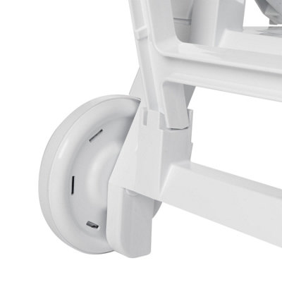 Resol - Palamos Sun Lounger & Side Table Set - White - 4