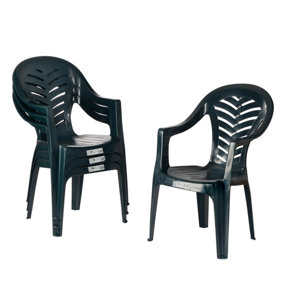 B&q plastic 2024 garden chairs