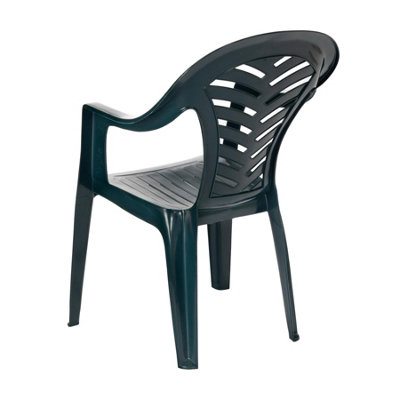 Resol - Palma Garden Dining Chairs - Green - Pack of 6 - 4