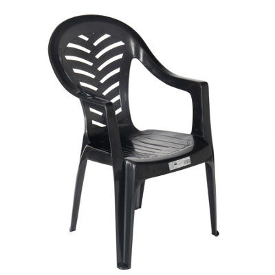 Resol - Palma Garden Dining Chairs - Grey - Pack of 2