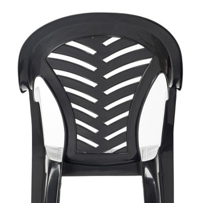 Resol - Palma Garden Dining Chairs - Grey - Pack of 2 - 4