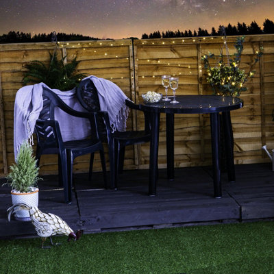 Resol - Tossa 4 Seater Garden Dining Table - Grey - 6