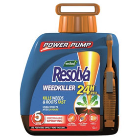 Resolva 24H Ready To Use Power Pump Weed Killer - 5 Litre