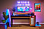 Rest Relax Avatar Gaming Desk with RGB LED Lights