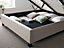 Rest Relax Barcelona Oatmeal Fabric Ottoman Bed