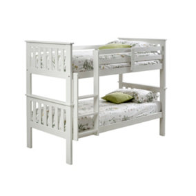 Rest Relax Carrie White Shaker Style Bunk Bed