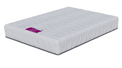 Rest Relax Cool Blue Pocket Sprung 1000 Rolled Mattress White