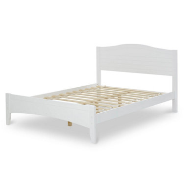 Rest Relax Laurel White Wooden Bed Frame - 4ft6 - Double
