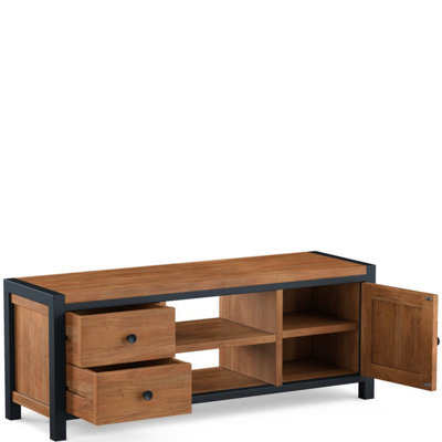 Rest Relax Sierra Acacia Wide TV Unit Brown