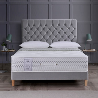 Rest Relax Sleep Jasper Tufted Ortho Orthopaedic Memory Foam Coil Sprung Mattress