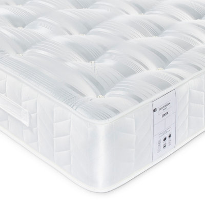 Rest Relax Sleep Onyx Tufted Reflex Ortho Orthopaedic Sprung Mattress