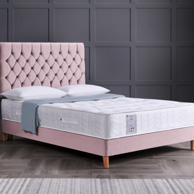 Rest Relax Sleep Onyx Tufted Reflex Ortho Orthopaedic Sprung Mattress