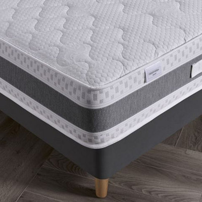 Rest Relax Sleep Stratford Quilted Memory Foam Coil Sprung Mattress - Single 3ft