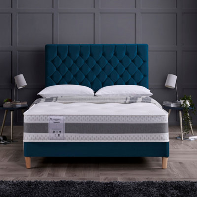 Rest Relax Sleep Tempest Tufted Memory Foam Coil Sprung Mattress