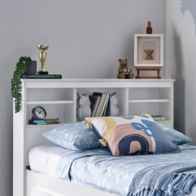 Rest Relax Vienna White Wooden Guest Single Bed White