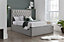 Rest Relax Wilford Grey Fabric Ottoman Bed