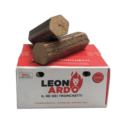 Restaurant Grade 100% Natural Beech Pizza Oven Fuel Compressed Log Briquettes 2 x 14kg - 3