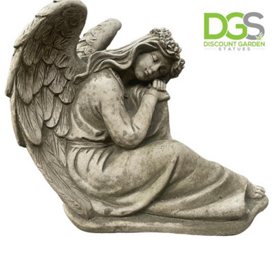 Resting Angel Stone Garden Ornaments