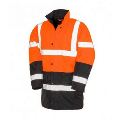 Result Adults Unisex Core Motorway Two Tone Safety Jacket