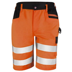 Result Core Mens Reflective Safety Cargo Shorts