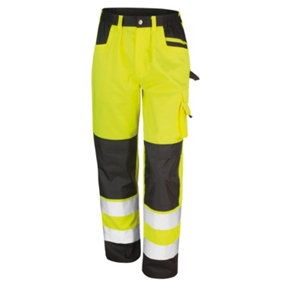 Result Core Unisex Adult Hi-Vis Safety Cargo Trousers