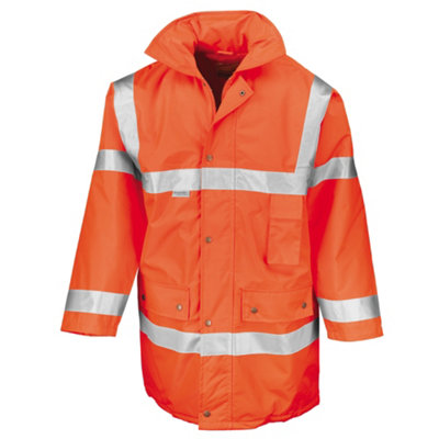 Result Mens Safeguard HighVisibility Safety Jacket (EN471 Class 3