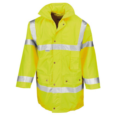 Result Mens Safeguard High-Visibility Safety Jacket (EN471 Class 3 ...