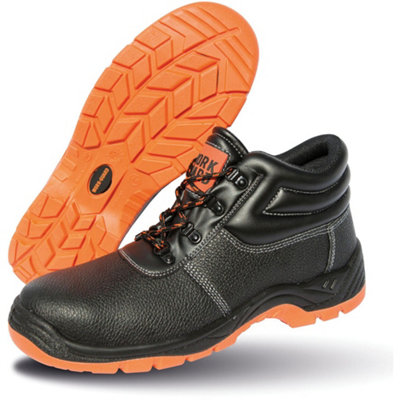 Result Mens Work Guard Defence Lace Up Safety Boots Black (8)