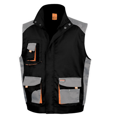 Result Mens Work-Guard Lite Workwear Gilet / Bodywarmer (Breathable And Windproof)