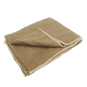 Result Plain Warm Outdoor Fleece Blanket (330gsm) Natural (One Size)