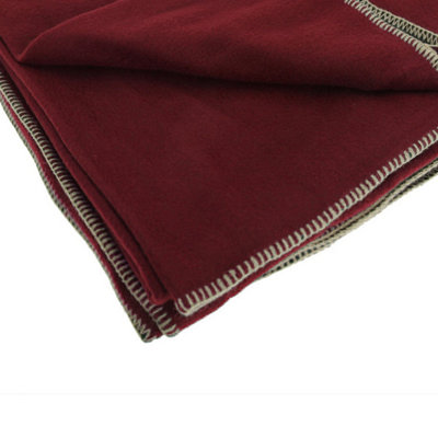 Result Plain Warm Outdoor Fleece Blanket (330gsm) Rococco Red (One Size)