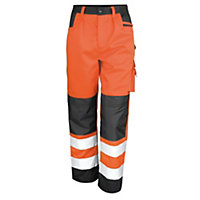 Result Safeguard Adults Unisex Hi Viz Cargo Trousers (Pack Of 2)