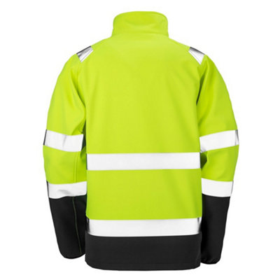 Result Safeguard Mens Printable Safety Softshell Jacket