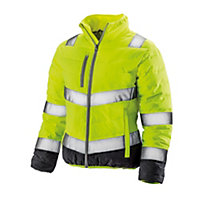 Result Safeguard Womens/Ladies Soft Padded Safety Jacket