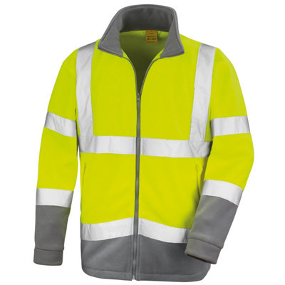 Result Unisex Adult Safeguard Microfleece Hi-Vis Jacket