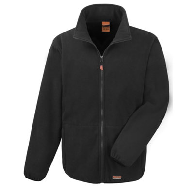 Mens heavy duty fleece jacket hotsell