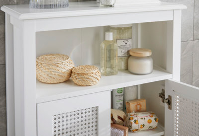 Retford White Under Sink Bathroom Storage Cabinet – HouseandHomestyle