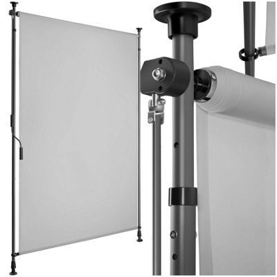 Retractable Awning Taija - tooless installation, with hand crank ...
