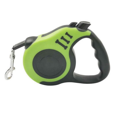 Retractable Dog Leash Durable Nylon Extendable Leash Lock Button