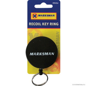 Retractable Key Chain Recoil Key Ring Heavy Duty Steel Cord Wire Belt Clip