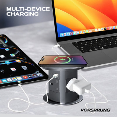 Retractable Pop Up Power Sockets, Perfect for Home and Office - 4x UK ...